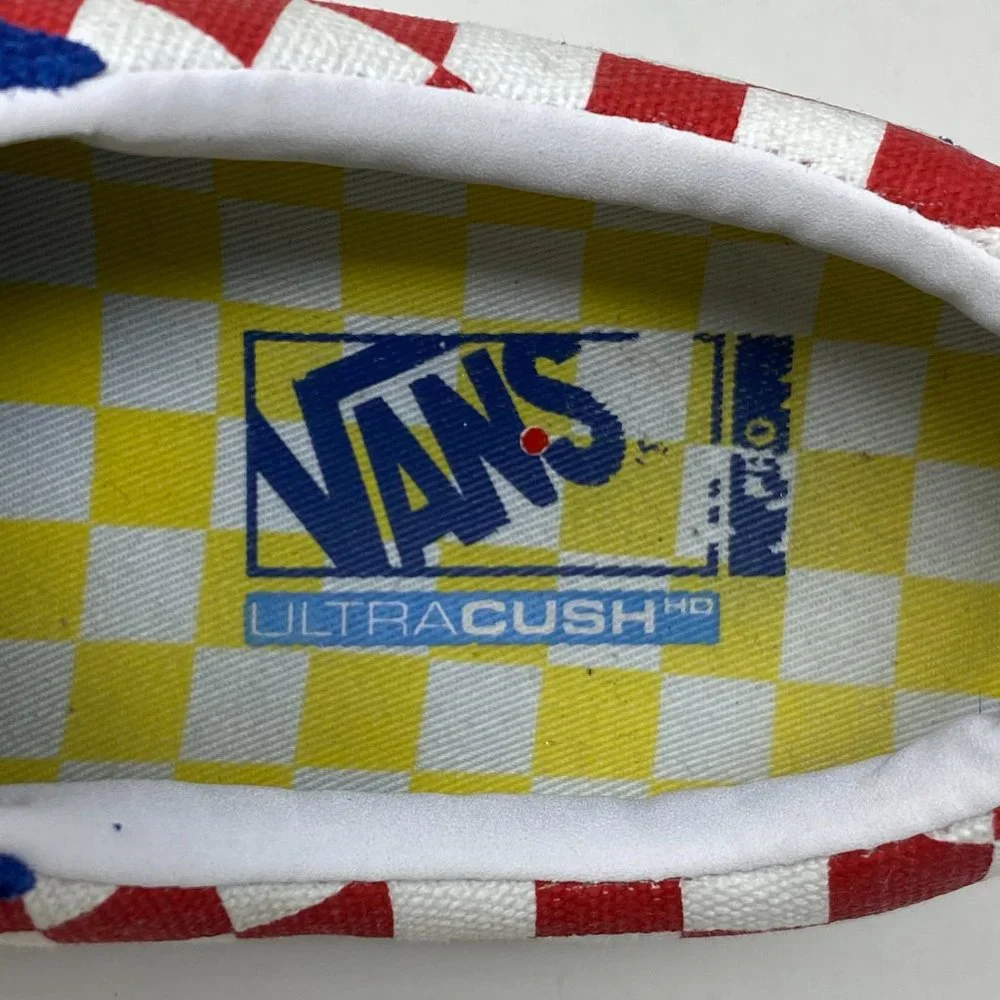 VAN's Checkerboard Suede Classic Shoes Lace up Sneakers Size 6.5
